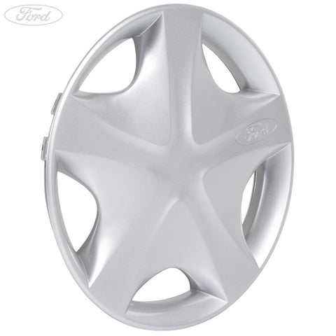 GENUINE FORD 1105625 KA MK1 13" WHEEL TRIM HUB CAP SILVER SINGLE 1996-2008 | ML Performance UK