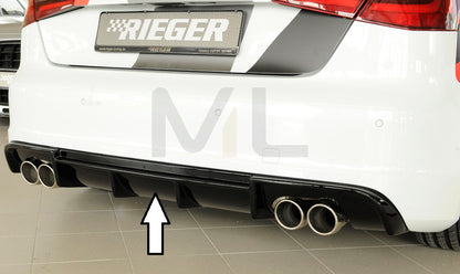 Rieger 00088172 Audi 8V S3 Rear Diffuser 1 | ML Performance UK Car Parts