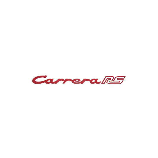 Genuine Porsche Rear Lid 'Carrera Rs' Sticker, In Guards Red Porsche 911 72-73 | ML Performance UK Car Parts