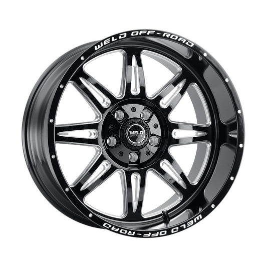Weld W13220070475-P2 Cheyenne W132 Wheel 22x10 5x150 ET-18 BS4.75 Gloss Black MIL