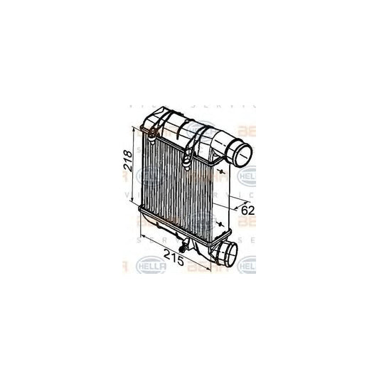 Hella 8ML 376 746-641 Intercooler