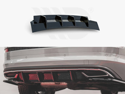 Maxton Design SK-KO-1-SL-RS1T+RS1RT Rear Valance Skoda Kodiaq Sportline (2017-) | ML Performance UK Car Parts