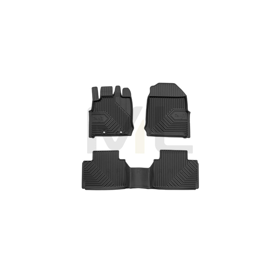 FROGUM Tailored, No.77 77426948 Floor mat set for ISUZU D-MAX III Pickup (RG01) Elastomer, Front and Rear, Quantity: 3, Black | ML Performance Car Parts