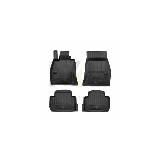 FROGUM 3D408685 Floor mat set for KIA Stinger Hatchback (CK) Elastomer, Front and Rear, Quantity: 4, Black | ML Performance Car Parts