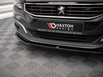 Maxton Design Peugeot 508 Gt MK1 Facelift (2014-2018) Front Splitter V.2