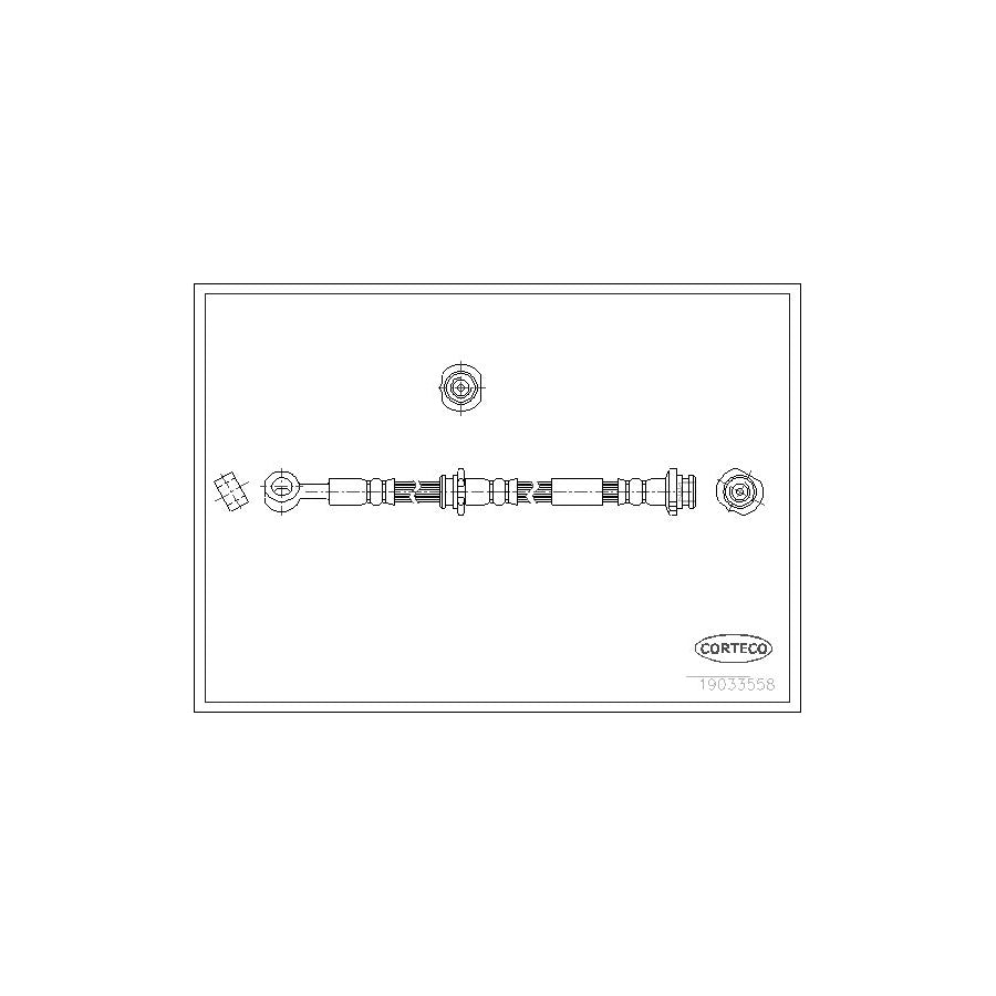 Corteco 19033558 Brake Hose For Nissan Primera | ML Performance UK