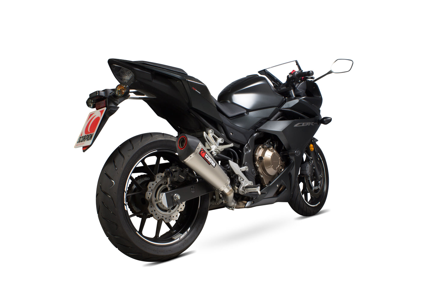 Scorpion RHA180TEO Honda CBR500 R Serket Taper Slip-On - Titanium Sleeve | ML Performance UK UK