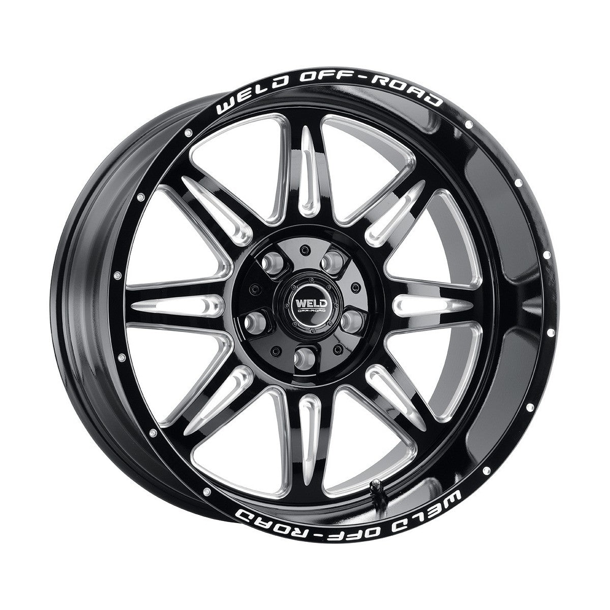Weld W13222070475 Cheyenne W132 Wheel 22x12 5x139.7 ET-44 BS4.75 Gloss Black MIL