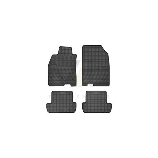 FROGUM Tailored 0753 Floor mat set for RENAULT MEGANE Elastomer, Front and Rear, Quantity: 4, Black | ML Performance Car Parts
