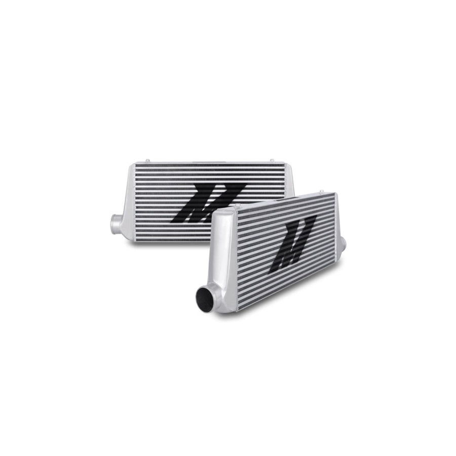 Mishimoto MMINT-UR Universal Silver R Line Intercooler Overall Size: 31x12x4 Core Size: 24x12x4 Inlet / Outle