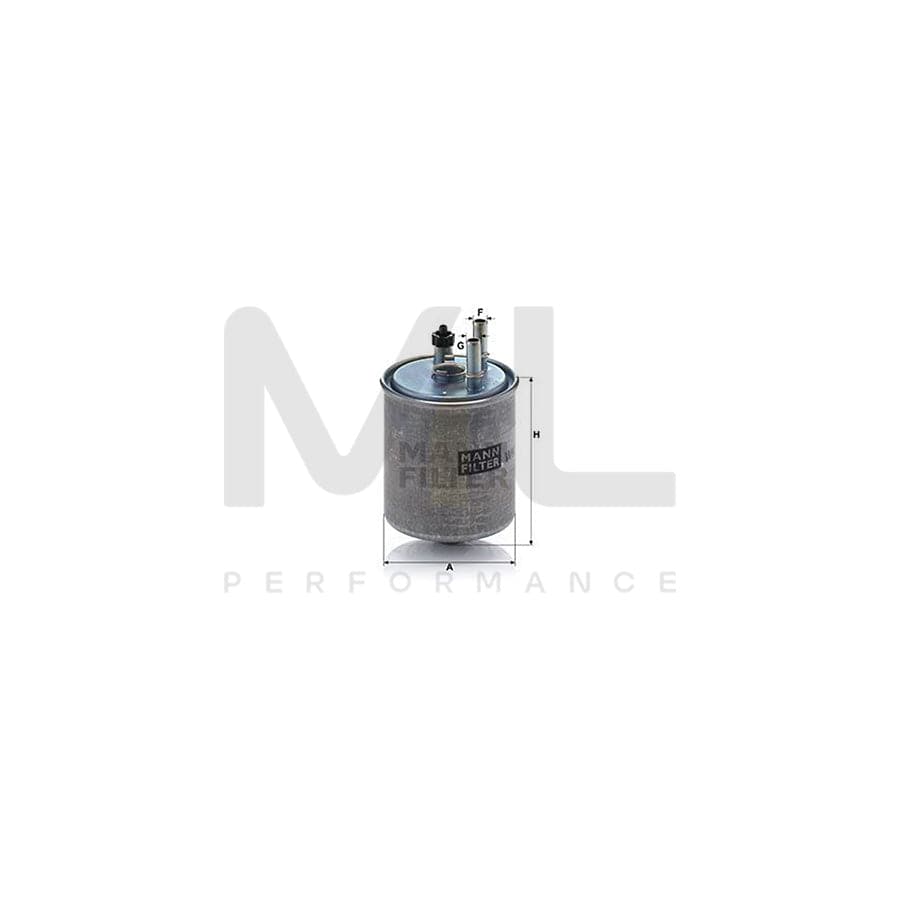 MANN-FILTER WK 918/2 x Fuel filter with seal | ML Performance Car Parts