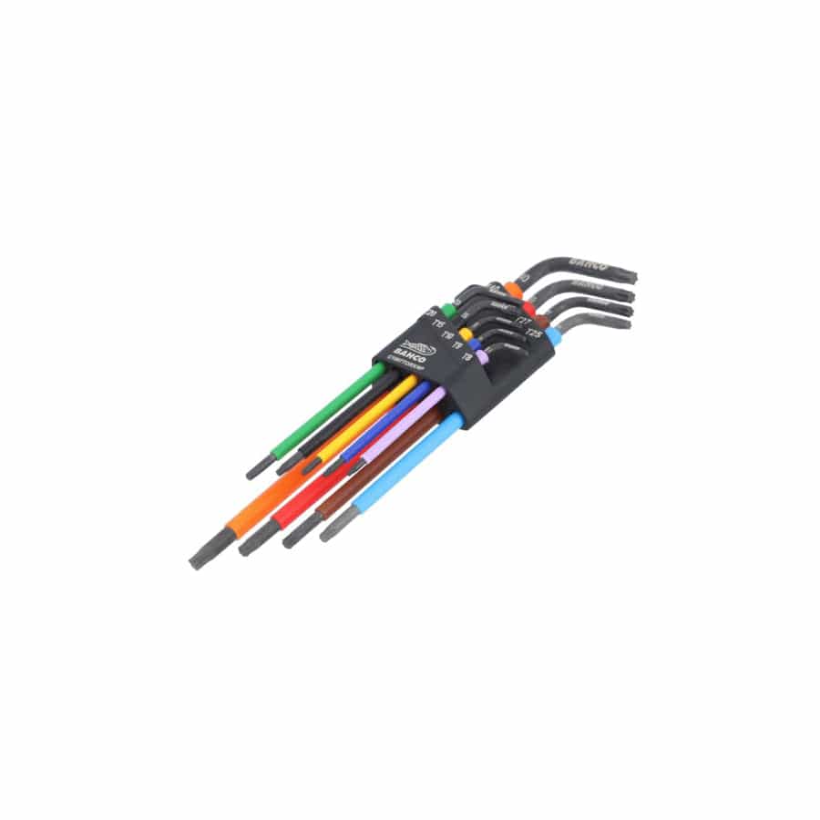 Bahco BAHC1997TX9P C1997TORX/9P Long TORX® Coloured L-Key Set, 9 Piece | ML Performance UK