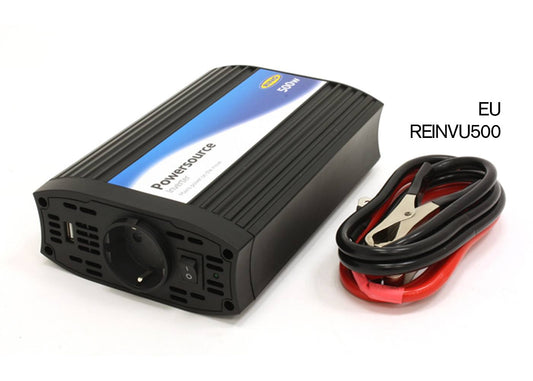 RING RINVU500 12V DC to 240V AC, 500W PowerSource inverter With 2.1A USB - Single Socket | ML Performance