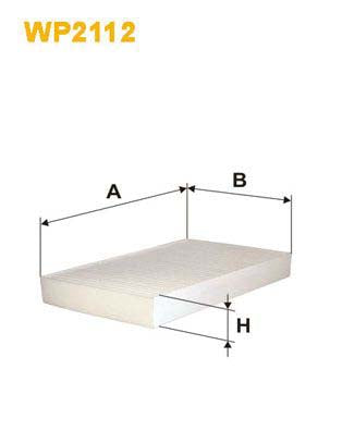 WIX Filters WP2112 Pollen Filter For Tesla Model S (5Yjs)