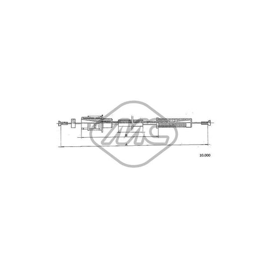 Metalcaucho 80891 Throttle Cable for CITRO?N CX | ML Performance UK Car Parts