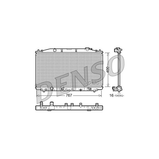 Denso DRM40025 Drm40025 Engine Radiator For Honda Accord | ML Performance UK