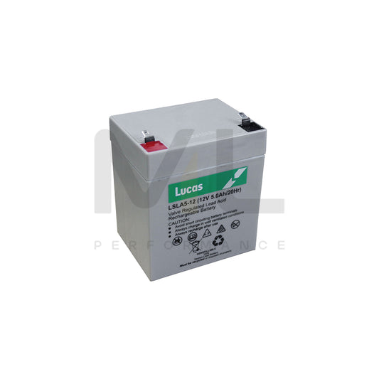 LSLA5-12 Lucas SLA Battery 12V 5Ah | Car Batteries UK | ML Performance Car Parts