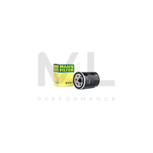 MANN-FILTER W 610/1 Oil Filter Spin-on Filter, with one anti-return valve | ML Performance Car Parts