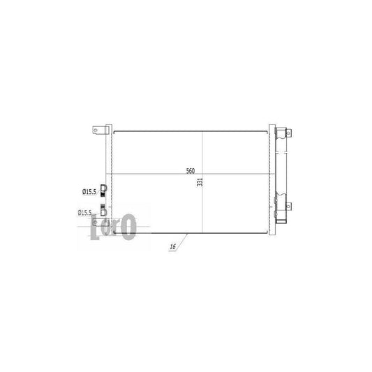 Abakus 0020160005 Air Conditioning Condenser | ML Performance UK