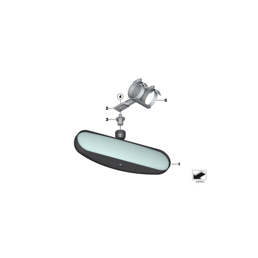 Genuine BMW 51168425222 Interior Mirror (Inc. M6 GT3) | ML Performance UK
