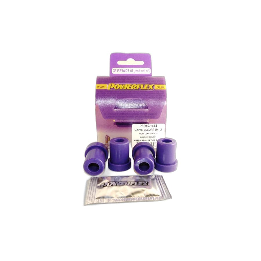 Powerflex PFR19-1414 Ford Leaf Spring Shackle Mounts (Inc. Escort & Capri) | ML Performance UK Car Parts