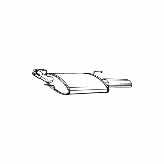 Bosal 154-337 Rear Silencer For Ford Puma