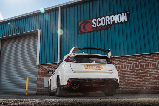 Scorpion SHD013 Honda Civic Type R FK2 (RHD) Resonated Cat-Back System  | ML Performance UK UK