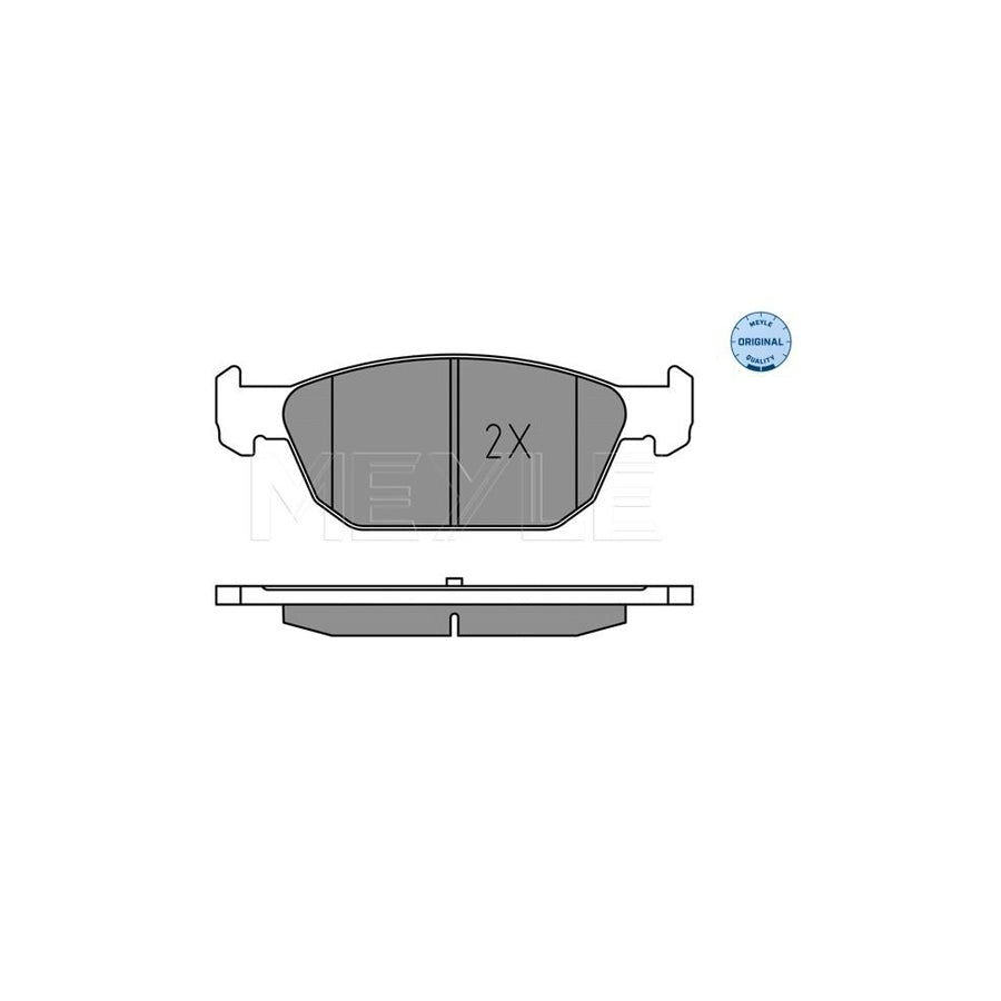 Meyle 025 258 0417 Brake Pad Set For Honda Civic