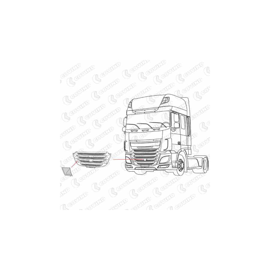 Covind Xf6/152 Cover, Radiator Grille | ML Performance UK