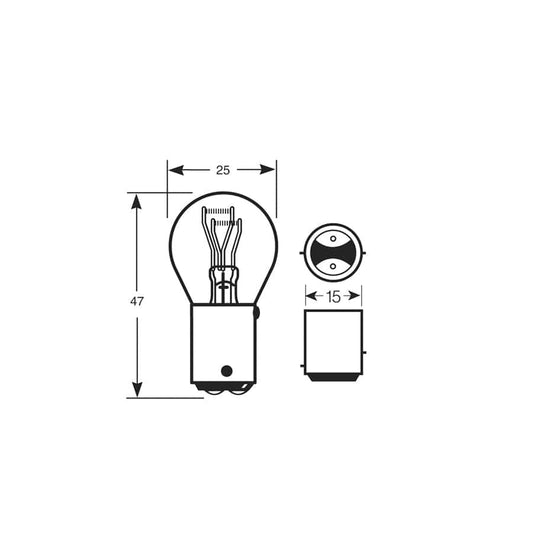 RING R380 12V 21/5W P21/5W OSP BAY15d Brake & Tail (10 units ) | ML Performance