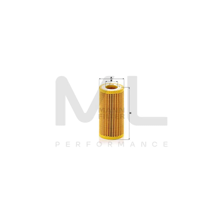 MANN-FILTER HU 5001 z Oil Filter with seal, Filter Insert | ML Performance Car Parts