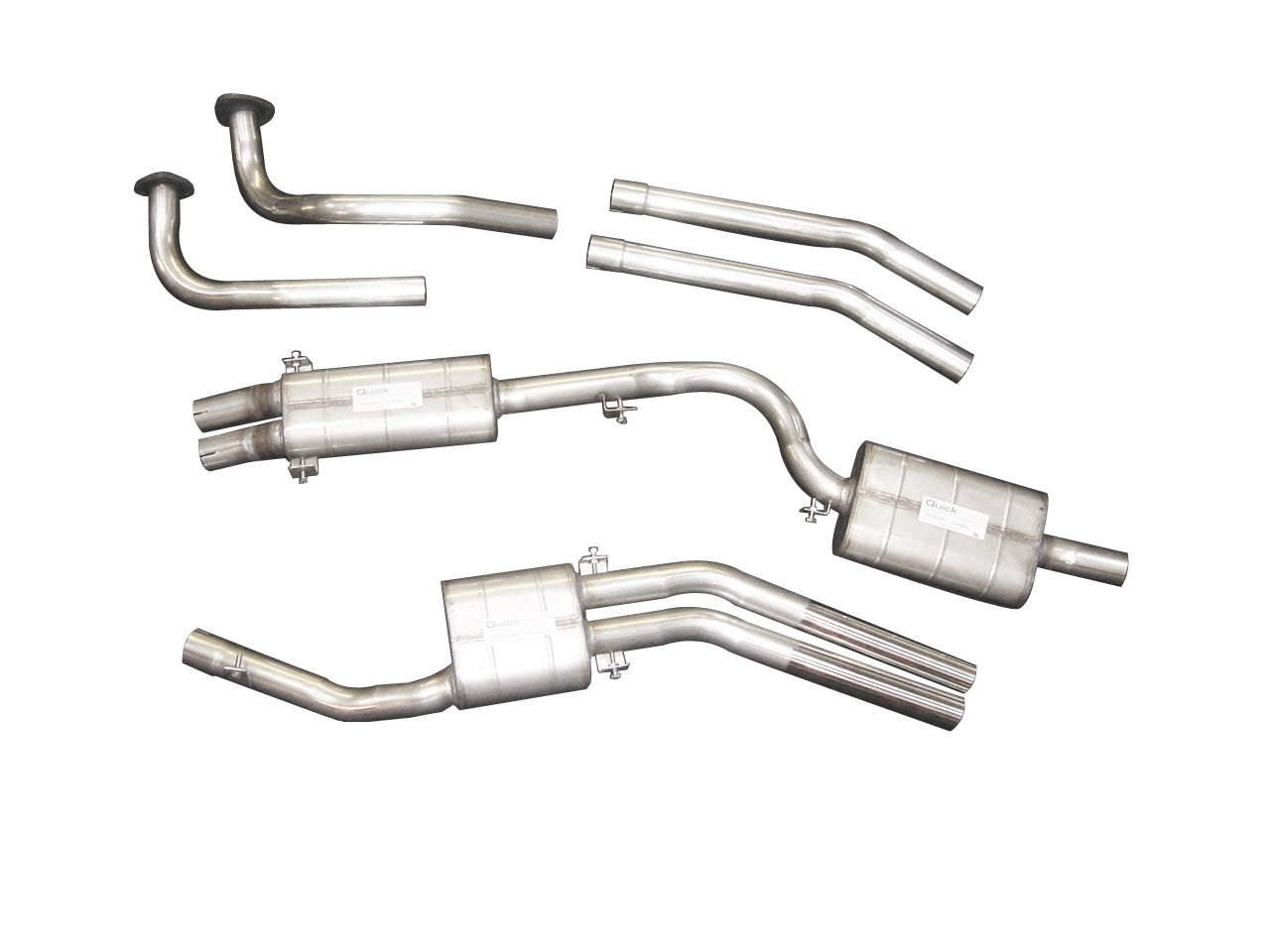 QuickSilver MT035 Maserati Mistral 4000 (inc. Spyder) Stainless Steel Exhaust | ML Performance UK Car Parts