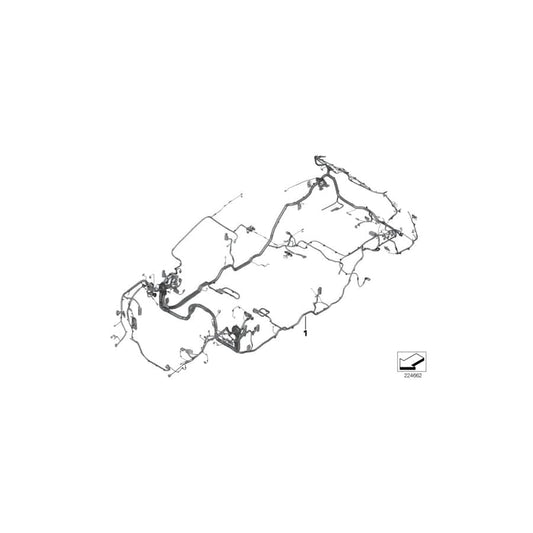 Genuine BMW 61112351380 F34 F34 Main Wiring Harness, Duplicate (Inc. 328i, 340i & 320d) | ML Performance UK Car Parts