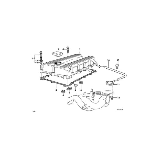 Genuine BMW 11121739793 E36 Cylinder Head Cover ´95/´96 (Inc. 318is, 318i & 318ti) | ML Performance UK Car Parts