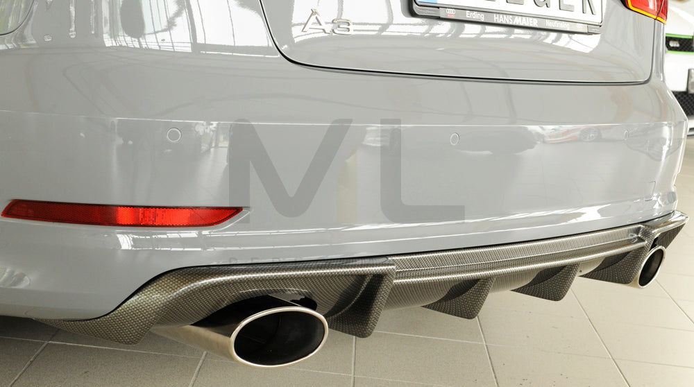 Rieger 00099369 Audi 8V Rear Diffuser (A3 & S3) 7 | ML Performance UK Car Parts