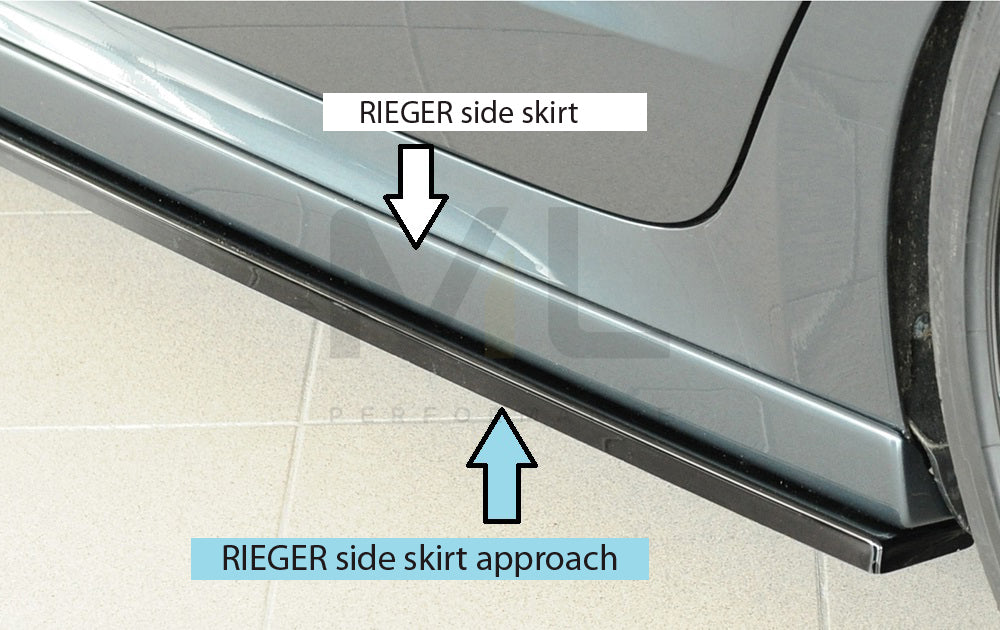Rieger 00088252 Skoda NX Side Skirt Splitter (Octavia RS & Octavia) 3 | ML Performance UK Car Parts