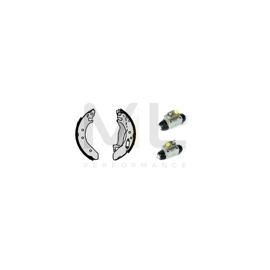 BREMBO STANDARD KIT H 52 010 Brake Shoe Set Ø: 203mm | ML Performance Car Parts