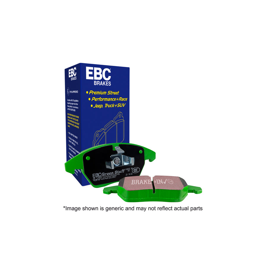 EBC DP22375 Alpine Greenstuff Rear Brake Pads - Brembo Caliper (Inc. A110 & A110 S) 1 | ML Performance UK Car Parts