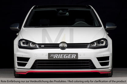 Rieger 00088091 VW Mk7 Mk7-Line Golf R Front Splitter 7 | ML Performance UK Car Parts