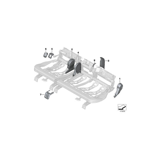 Genuine BMW 52207424473 Frame Isofix (Inc. One, Cooper D ALL4 & Cooper SE ALL4) | ML Performance UK
