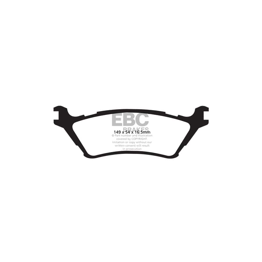 EBC PDKR990 Ford F-150 Ultimax Rear Brake Pad & Plain Disc Kit 2 | ML Performance UK Car Parts