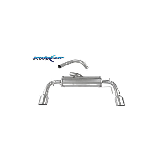 InoXcar FICQ.14.102R Abarth 595 Rear Silencer | ML Performance UK Car Parts