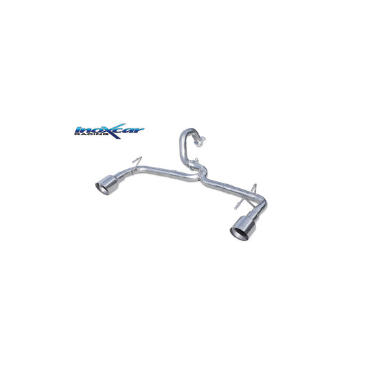 InoXcar FICQ.12.102R Abarth 595 Non-Resonated Rear Exhaust | ML Performance UK Car Parts