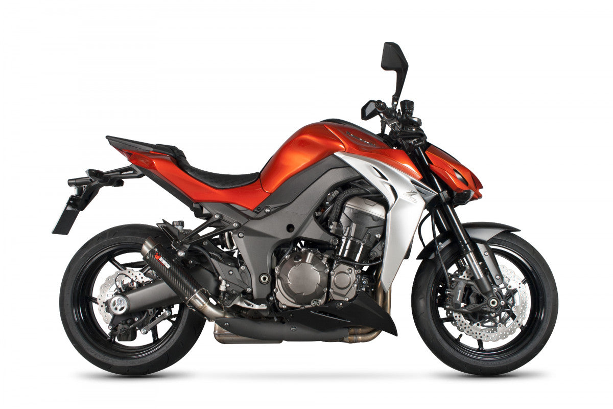 Scorpion KA1008CEM Kawasaki Z1000 Rp1-Gp Slip-On (Pair) - Carbon Fibre Sleeve | ML Performance UK UK