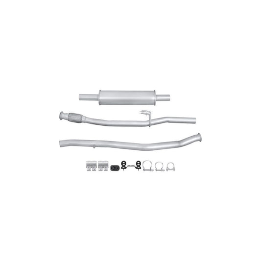 Hella 8LC 366 025-101 Middle Silencer For Peugeot 206 Hatchback (2A/C)