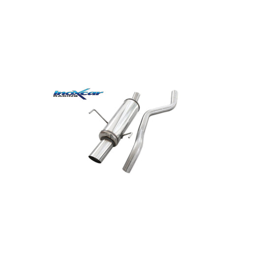 InoXcar FIPN.09.90RA Fiat Punto (188) Stainless Steel Rear Exhaust | ML Performance UK Car Parts