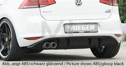 Rieger 00099170 VW Mk7 Golf GTD Rear Diffuser 1 | ML Performance UK Car Parts