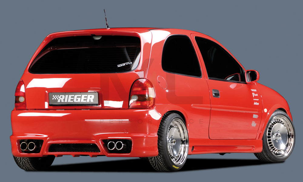 Rieger 00058828 Opel Corsa B Rear Bumper 3 | ML Performance UK Car Parts
