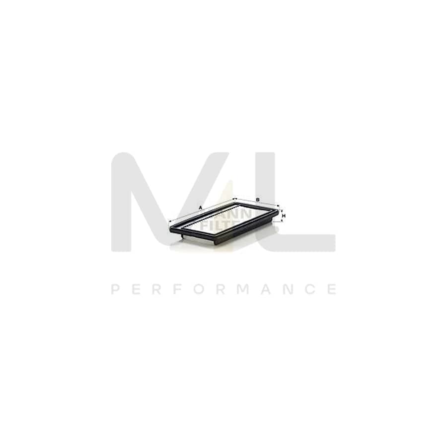 MANN-FILTER C 2714 Air Filter for HYUNDAI Amica / Atoz (MX) Filter Insert | ML Performance Car Parts