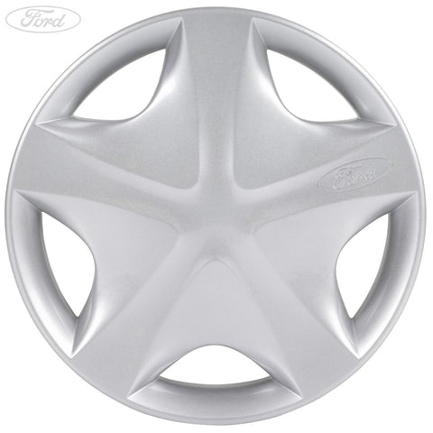 GENUINE FORD 1105625 KA MK1 13" WHEEL TRIM HUB CAP SILVER SINGLE 1996-2008 | ML Performance UK